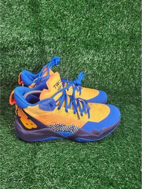 New Balance Two My City Pack size 9.5 Men's Outdoor Basketball Shoes Yellow blue